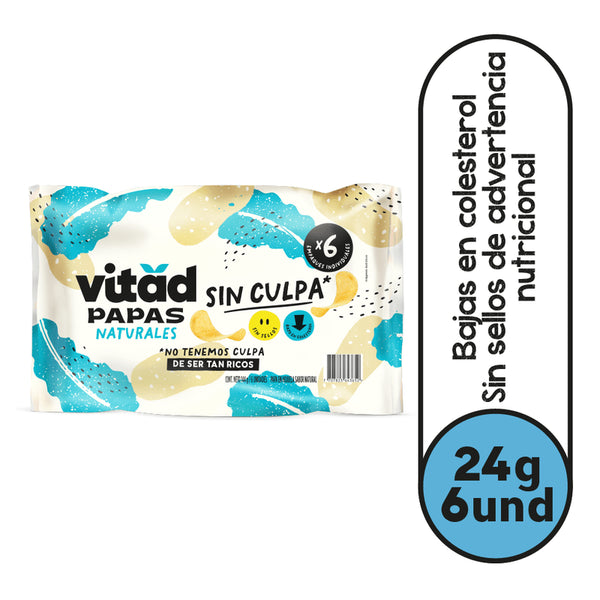 PAPAS VITAD 6U 144G NATURALES